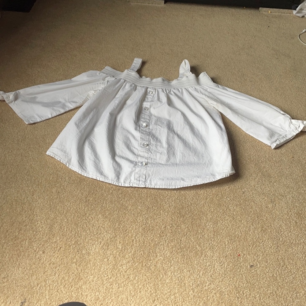 Off the shoulder cotton top